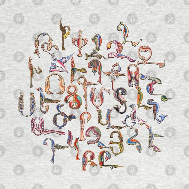 Armenian Birds Alphabet by Peter Awax